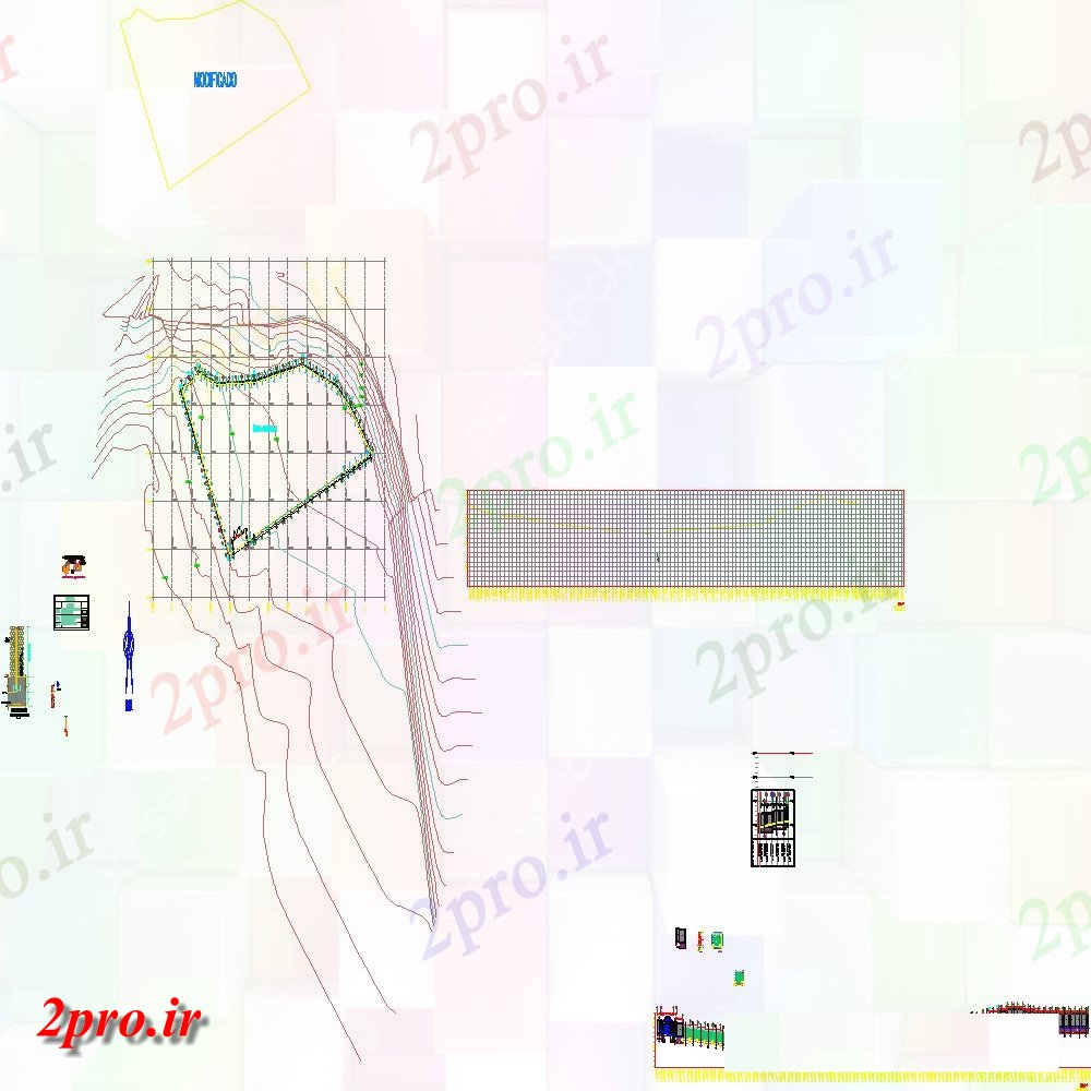 دانلود نقشه  جزئیات دیوار های آجری نما دیوار با ساخت و ساز جزئیات   آن (کد133552)