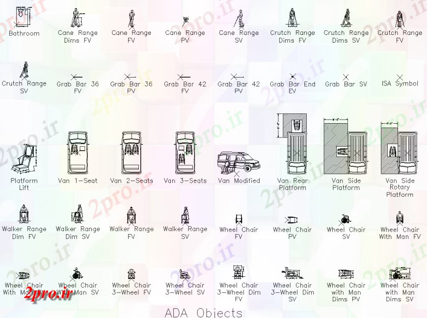 دانلود نقشه بلوک وسایل نقلیه طرحی ماشین جزئیات (کد133623)