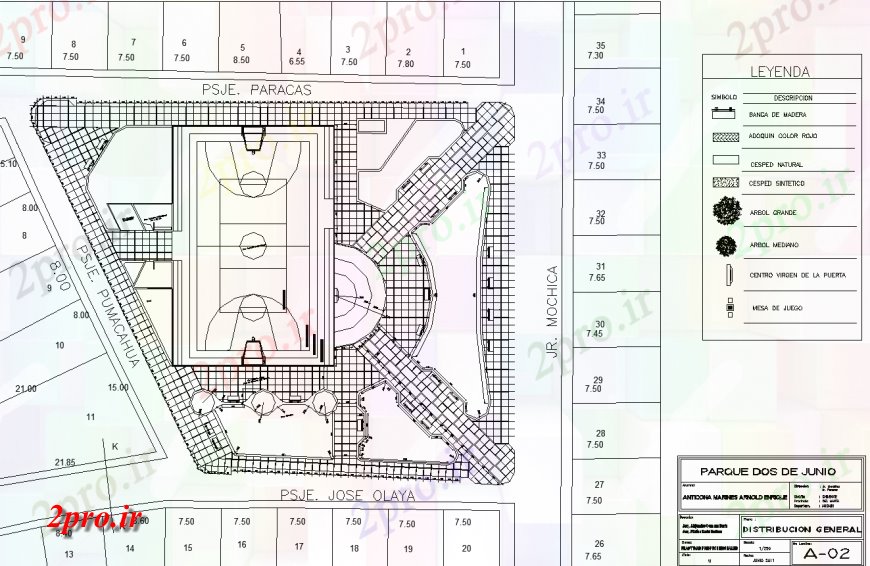 دانلود نقشه ورزشگاه ، سالن ورزش ، باشگاه طرحی ورزشی جزئیات 21 در 32 متر (کد133676)