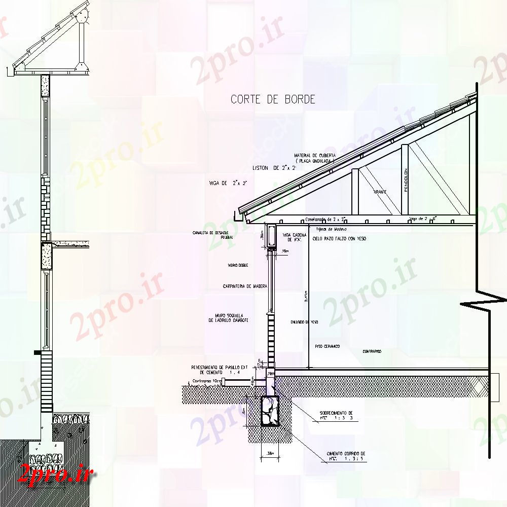 دانلود نقشه طراحی جزئیات ساختار بخش جزئیات ساخت و ساز (کد133684)