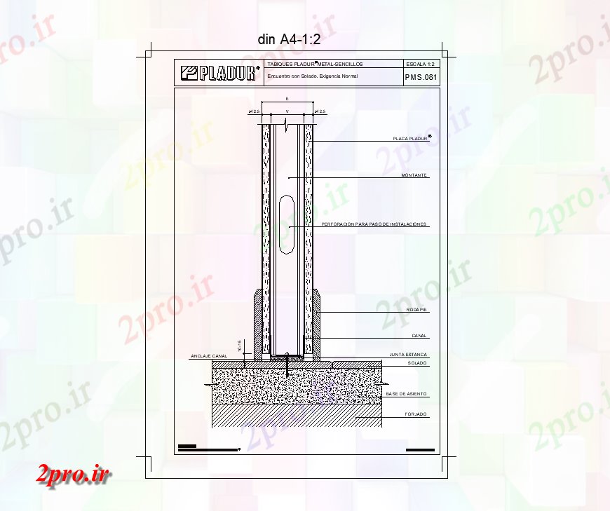 دانلود نقشه طراحی جزئیات ساختار ساختار نما جزئیات  دو بعدی   چیدمان (کد133751)