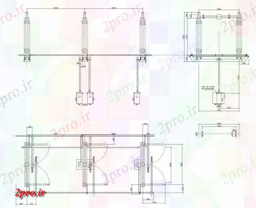 دانلود نقشه ساختمان اداری - تجاری - صنعتی خرید طرحی بازار و بخش  چیدمان (کد133881)