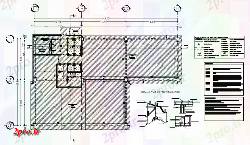 دانلود نقشه طراحی جزئیات ساختار سایت ساخت و ساز بخش جزئیات (کد133914)