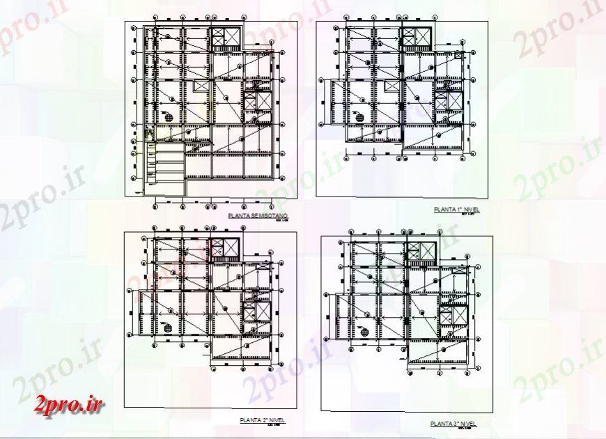 دانلود نقشه طراحی جزئیات ساختار طراحی عمران جزئیات (کد134042)