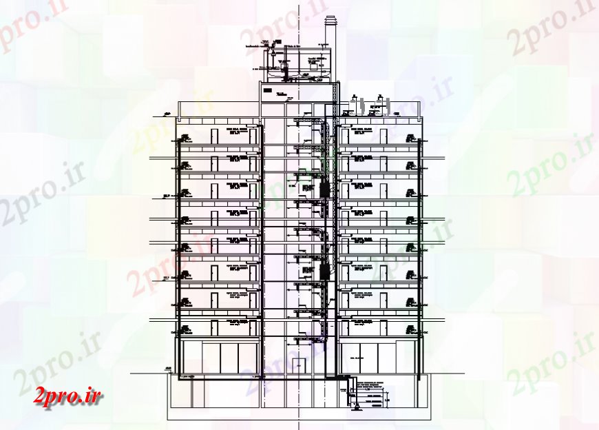 دانلود نقشه مسکونی  ، ویلایی ، آپارتمان  تخت و آپارتمان    جزئیات  (کد134053)