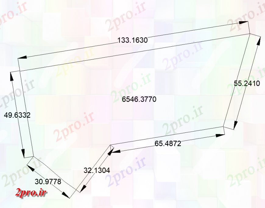 دانلود نقشه بلوک ، آرام ، نماد طراحی معماری با مساحت جزئیات (کد134057)