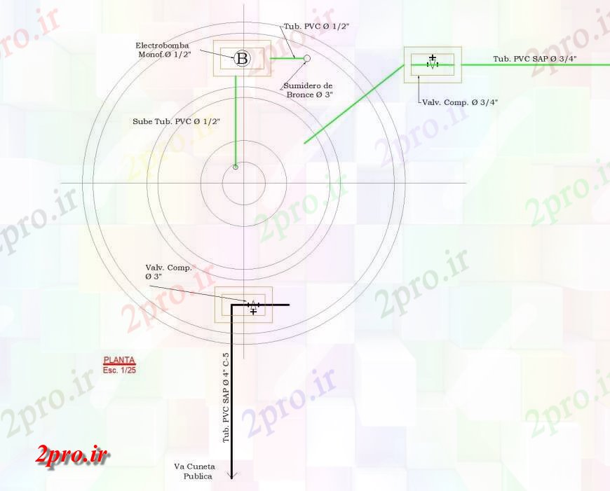 دانلود نقشه بلوک ، آرام ، نماد طرحی میدان  (کد134185)