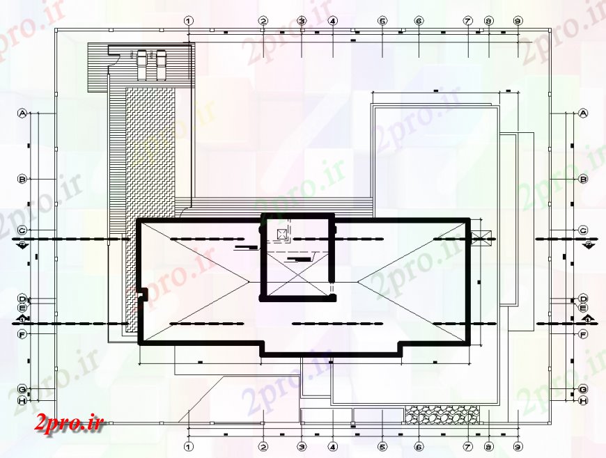 دانلود نقشه مسکونی  ، ویلایی ، آپارتمان  جزئیات معماری خانه طرح (کد134257)