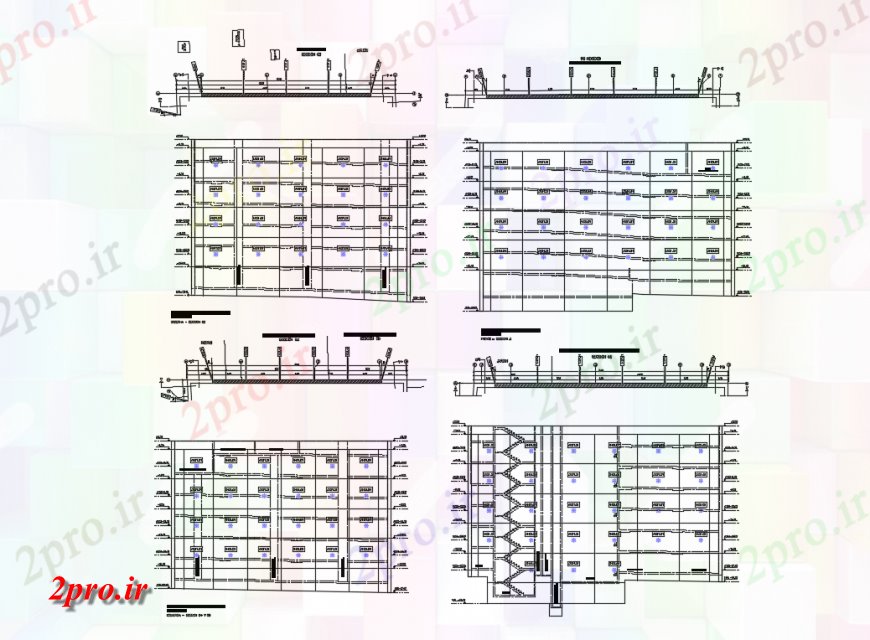 دانلود نقشه طراحی جزئیات ساختار طرحی لنگرگاه خانه آشنا تک ساخت (کد134533)