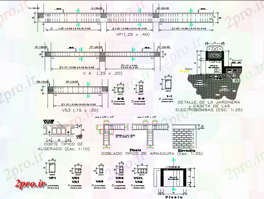 دانلود نقشه اتوماسیون و نقشه های برق جزئیات باغ بان و ک از بمب الکتریکی خانه 6 در 22 متر (کد134576)