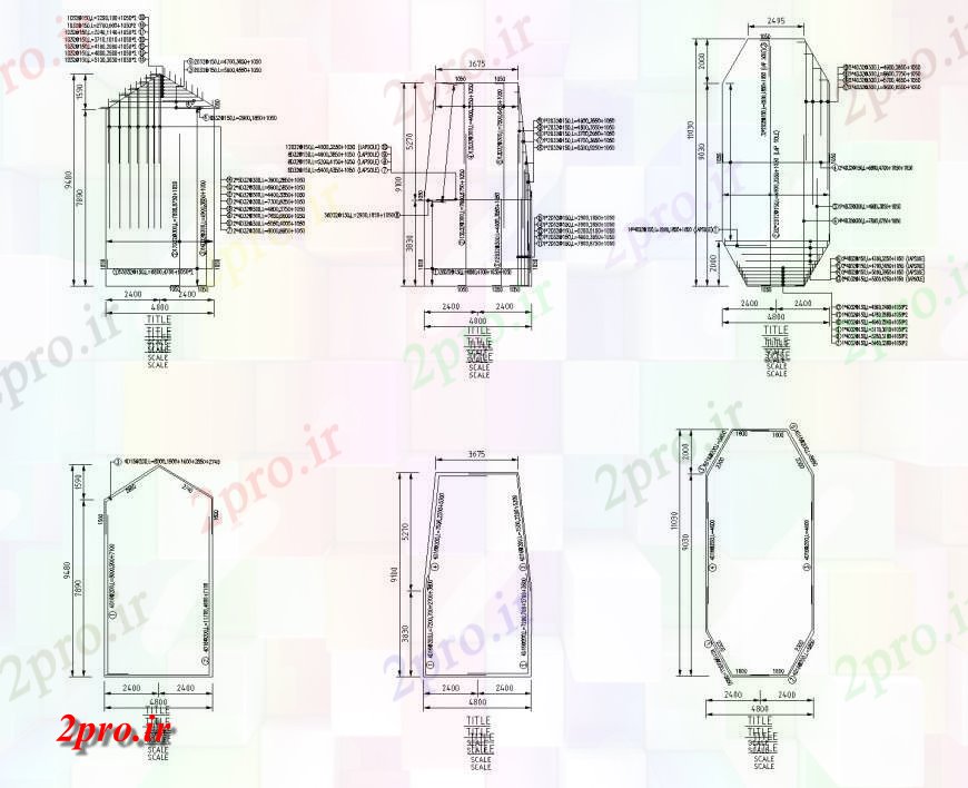 دانلود نقشه مسکونی  ، ویلایی ، آپارتمان  خانه خط طراحی جزئیات (کد134658)