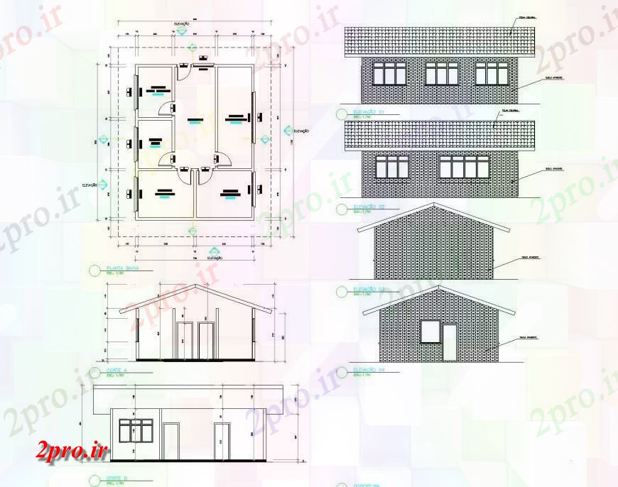 دانلود نقشه برق مسکونی سپرده ها از ورودی برای طرحی راه اندازی صنایع و نما چیدمان 7 در 9 متر (کد134669)