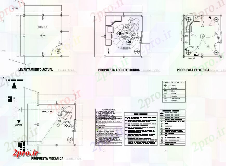 دانلود نقشه ساختمان اداری - تجاری - صنعتی مطب دندان بازسازی طرحی های الکتریکی جزئیات (کد134670)