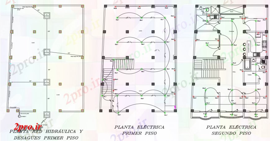 دانلود نقشه مسکونی  ، ویلایی ، آپارتمان  نصب و راه اندازی و الکتریکی طراحی جزئیات (کد134757)