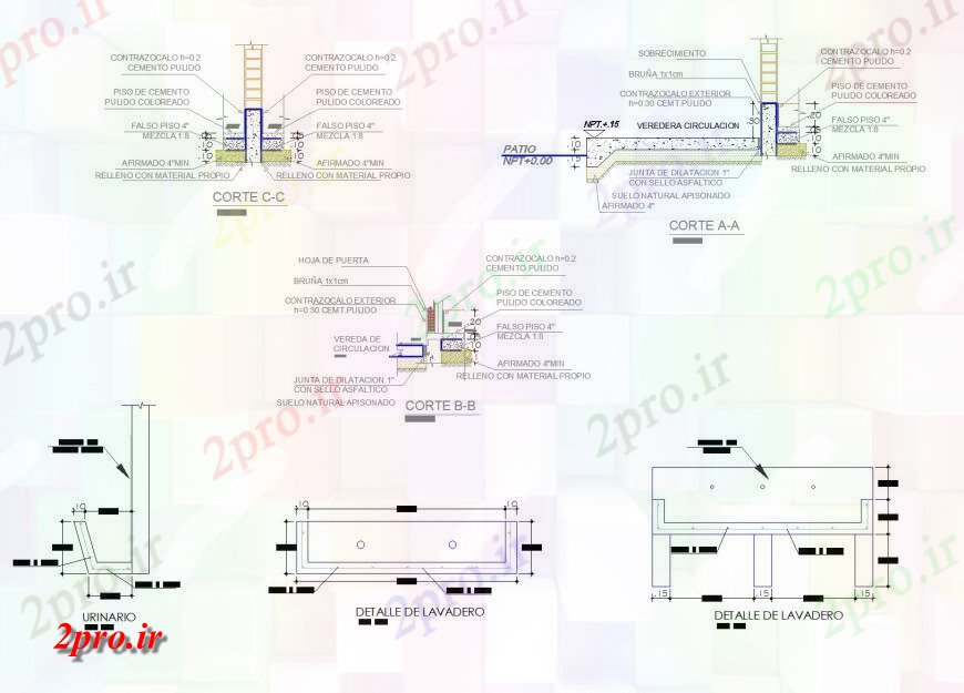 دانلود نقشه طراحی اتوکد پایه بنیاد و بخش شمع  (کد134795)