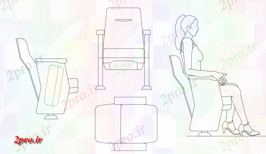 دانلود نقشه بلوک مبلمان عکس های عاشقانه مبلمان صندلی جزئیات (کد134899)