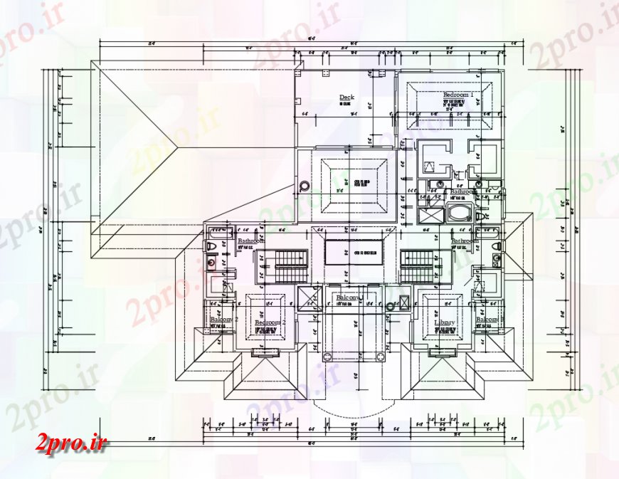 دانلود نقشه مسکونی  ، ویلایی ، آپارتمان  تنها در سطح جزئیات طرحی خانه زمین طرحی طبقه (کد134972)