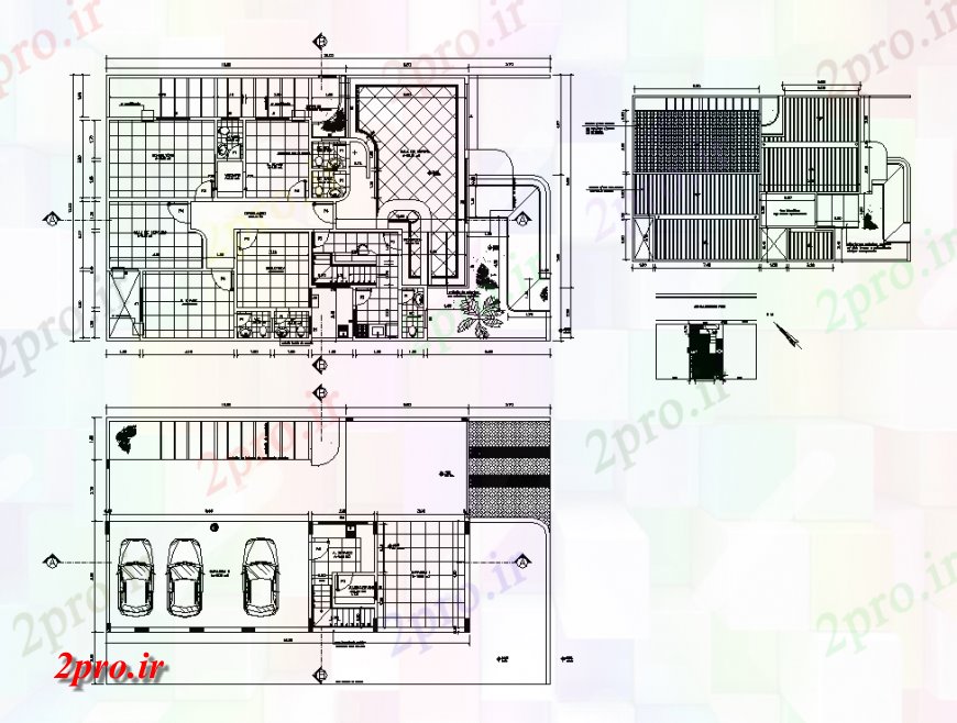 دانلود نقشه بیمارستان - درمانگاه - کلینیک طرحی طبقه مشاور پزشکی با جزئیات معماری 12 در 19 متر (کد135065)