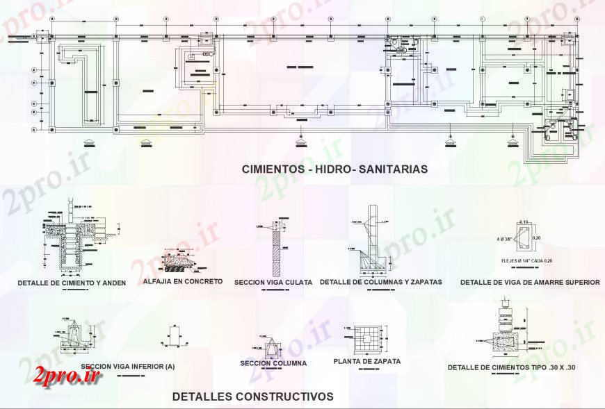 دانلود نقشه طراحی جزئیات تقویت کننده جزئیات طرحی ساخت و ساز و بخش (کد135074)