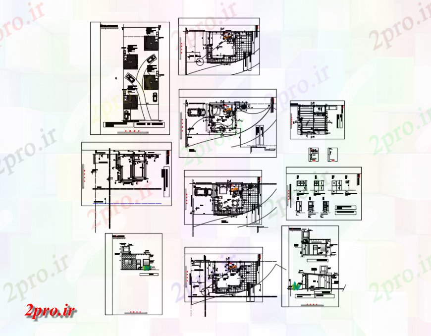 دانلود نقشه مسکونی  ، ویلایی ، آپارتمان  خانه مسکونی عماری معماری دقیق پروژه (کد135082)