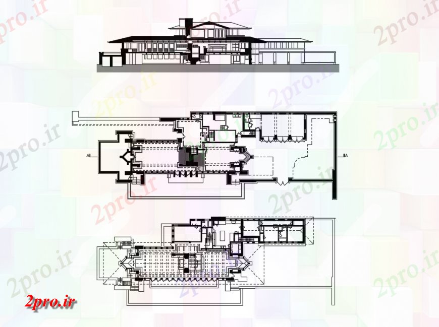 دانلود نقشه مسکونی  ، ویلایی ، آپارتمان  بازی Robi نما دکو از خانه و طرحی طبقه  (کد135089)