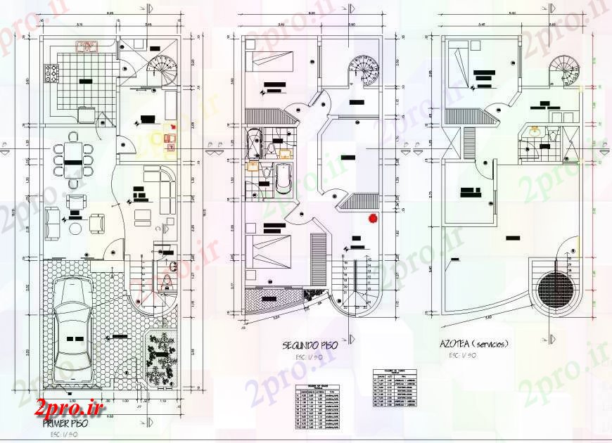 دانلود نقشه مسکونی  ، ویلایی ، آپارتمان  خانواده برنامه ریزی مسکن  چیدمان (کد135155)