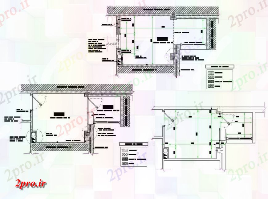 دانلود نقشه آشپزخانه آشپزخانه  برنامه ریزی اتوکد (کد135165)