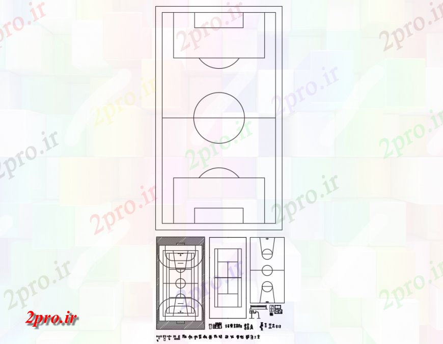 دانلود نقشه ورزشگاه ، سالن ورزش ، باشگاه زمین های بازی و تناسب اندام بلوک تجهیزات  (کد135203)