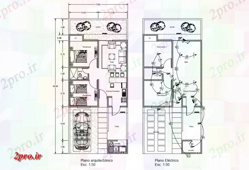 دانلود نقشه مسکونی  ، ویلایی ، آپارتمان  الکتریکی و الکترونیکی طرحی معماری نمای بالای جزئیات (کد135277)