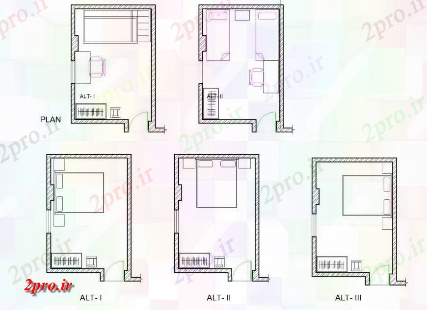 دانلود نقشه مسکونی  ، ویلایی ، آپارتمان  پرداخت خط مهمان   (کد135357)