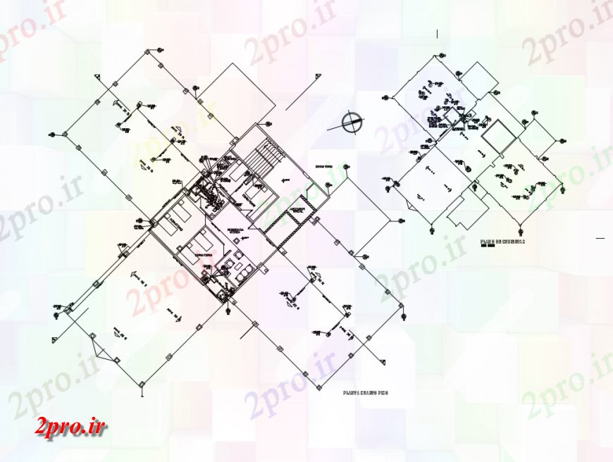 دانلود نقشه بیمارستان - درمانگاه - کلینیک مراقبت از کودکان و زایمان بیمارستان طرحی معماری جزئیات طرح 36 در 41 متر (کد135404)