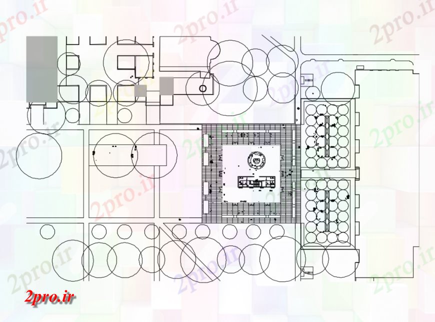 دانلود نقشه ساختمان اداری - تجاری - صنعتی دفتر طرحی  صفحه (کد135469)