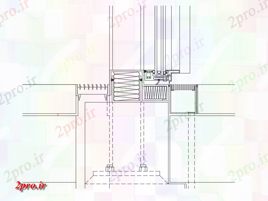 دانلود نقشه طراحی جزئیات ساختار دیوار ساخت و ساز مفاصل  ساختار طراحی جزئیات  (کد135476)