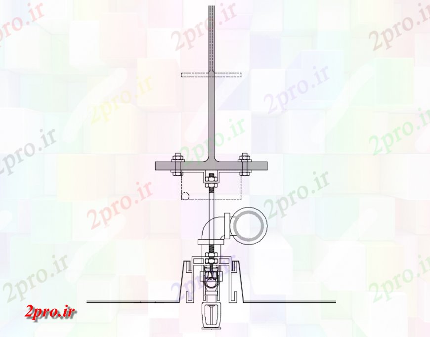 دانلود نقشه بلوک ، آرام ، نماد بدنسازی  تجهیزات بالا نما    (کد135477)