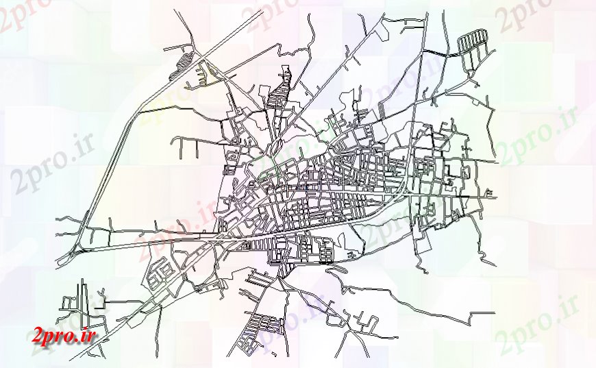 دانلود نقشه برنامه ریزی شهری شهر شهرستان نقشه برنامه ریزی طراحی  (کد135740)