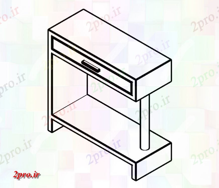 دانلود نقشه بلوک میز و صندلیمیز کامپیوتر نما جزئیات  دو بعدی   چیدمان (کد135770)