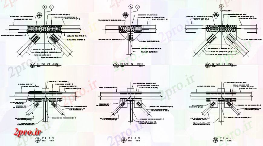 دانلود نقشه طراحی جزئیات تقویت کننده جزئیات سازه پل فلزی طراحی  (کد135780)