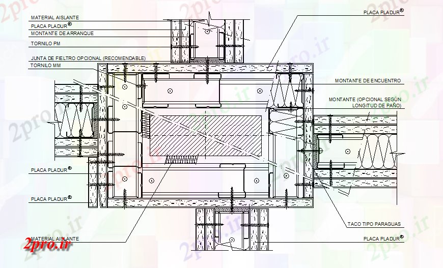 دانلود نقشه جزئیات ستون پرتو نمونه و جزئیات ستون محل اتصال طراحی  (کد135869)