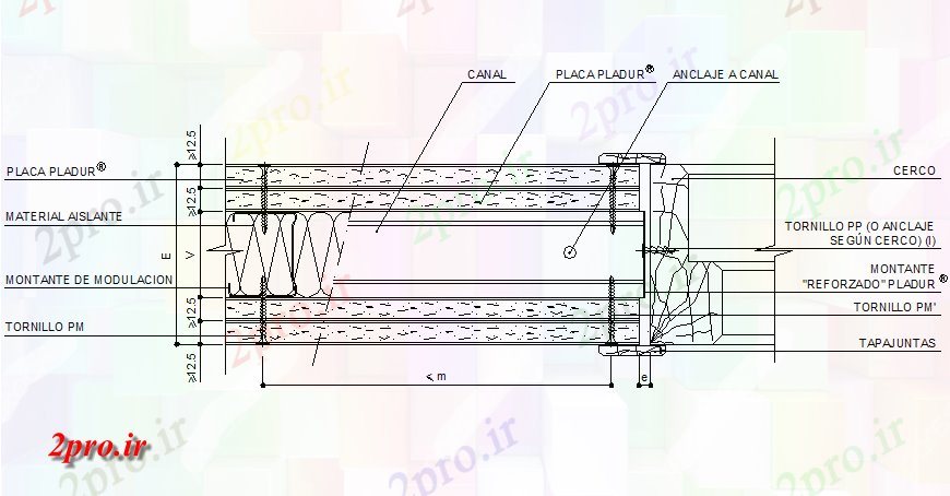 دانلود نقشه طراحی جزئیات ساختار طراحی جزئیات قاب درب معمولی  (کد135872)