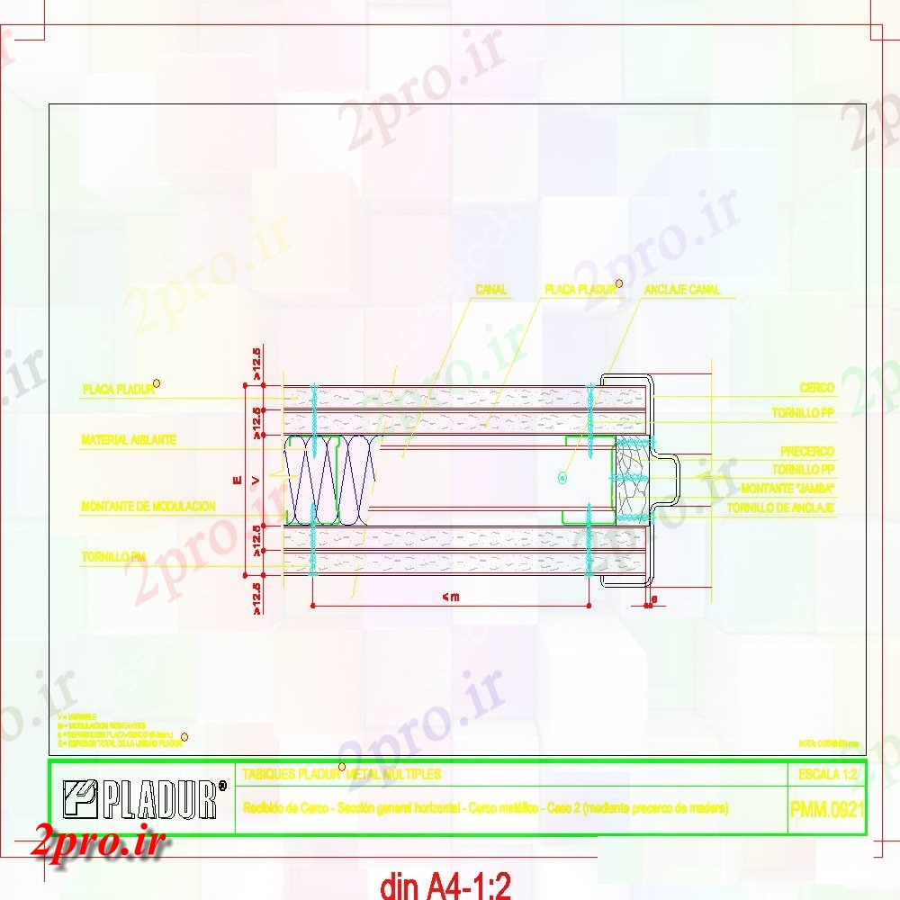 دانلود نقشه طراحی جزئیات ساختار پنجره محل اتصال جزئیات نازک کاری و طراحی  (کد135884)