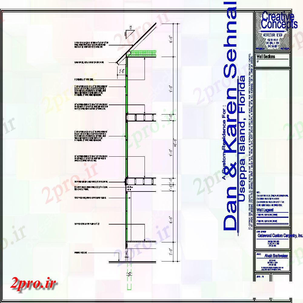 دانلود نقشه مسکونی  ، ویلایی ، آپارتمان  بخش آپارتمان   جزئیات  (کد135920)