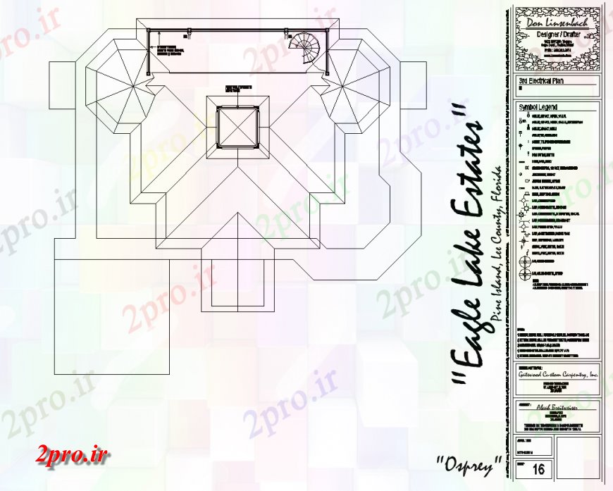 دانلود نقشه طراحی جزئیات ساختار طرحی سقف طراحی جزئیات ویلا  (کد135976)