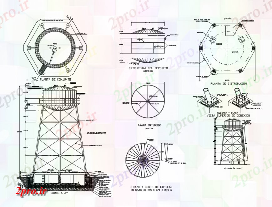 دانلود نقشه کارخانه صنعتی  ، کارگاه صنعتی  عنکبوت داخلی کارخانه،  برتر از اتصال و خودکار  جزئیات  (کد136170)