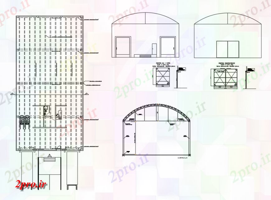 دانلود نقشه کارخانه صنعتی  ، کارگاه انبار کارخانه صنعتی  ، کارگاه نما، بخش، برنامه ریزی و خودکار  جزئیات  (کد136172)