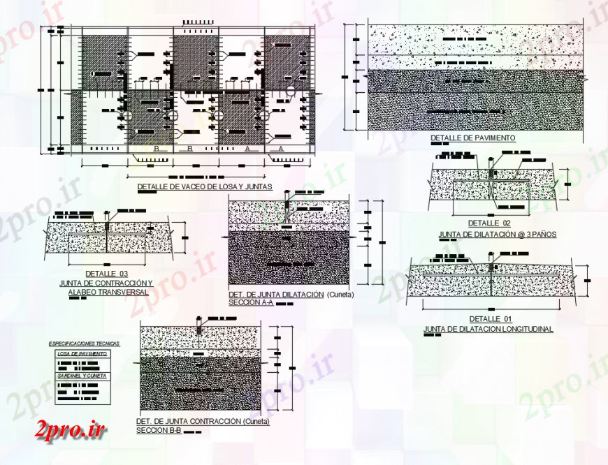 دانلود نقشه جزئیات لوله کشی جزئیات جعبه انقباض و عرضی عبور بهداشت هموار پروژه (کد136375)