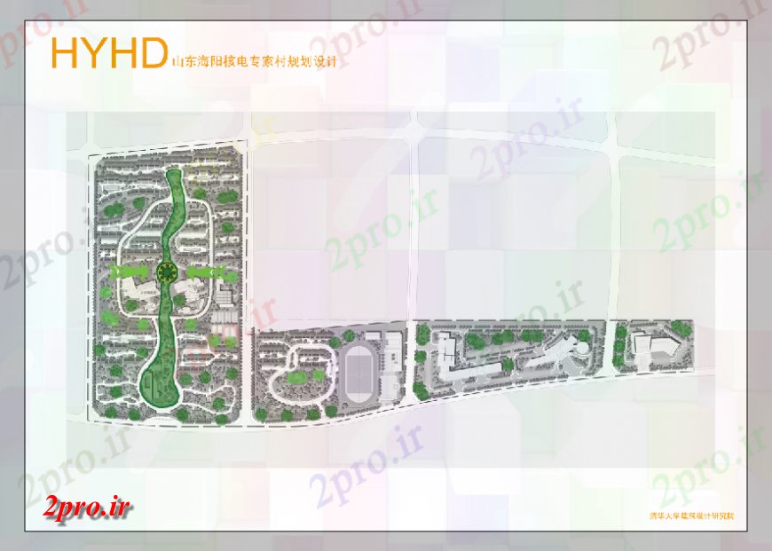 دانلود نقشه برنامه ریزی شهری جزئیات برنامه ریزی شهری طرحی حداکثر  تریدی (کد136385)