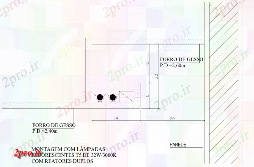 دانلود نقشه آشپزخانه جزئیات نور یارو طراحی  (کد136389)