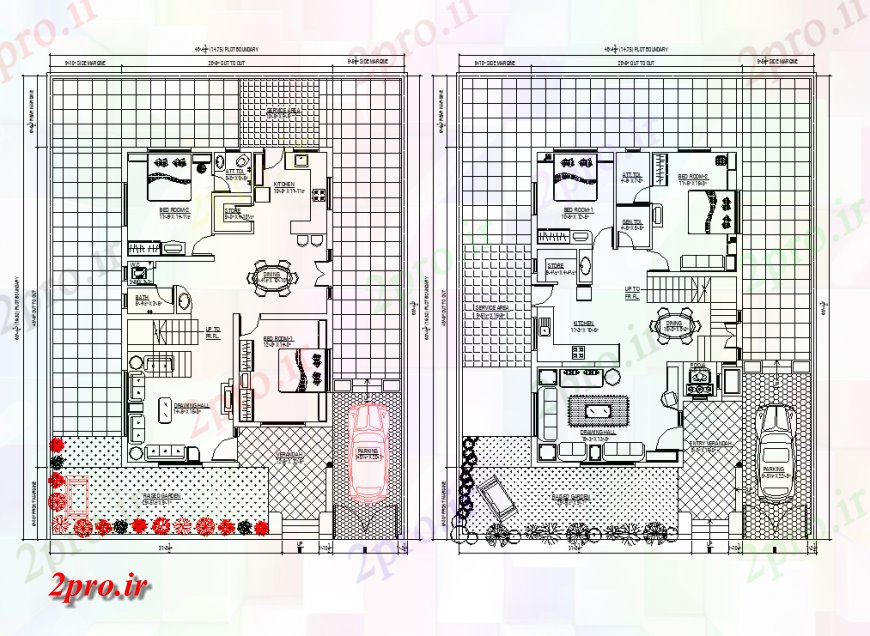 دانلود نقشه مسکونی ، ویلایی ، آپارتمان SQMT برنامه ریزی خانه اتوکد جزئیات 8 در 13 متر (کد136480)