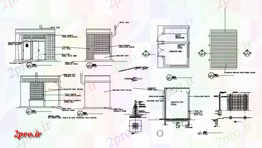 دانلود نقشه طراحی جزئیات ساختار ایستگاه جزئیات 9 در 30 متر (کد136495)