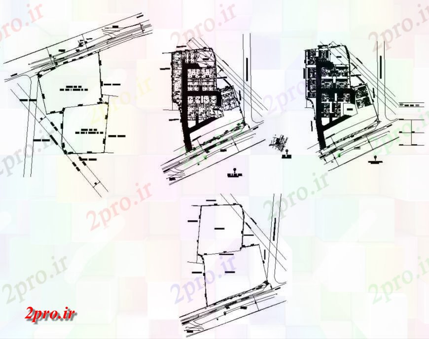 دانلود نقشه طراحی جزئیات ساختار ساخت و ساز جزئیات طرحی سایت  دو بعدی   چیدمان (کد136843)